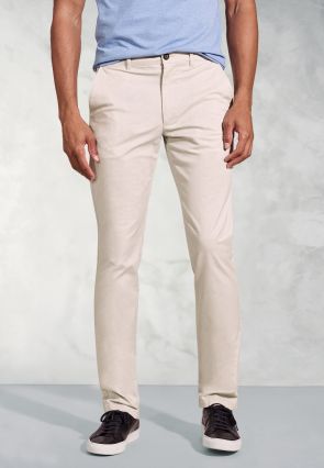 Regular Fit Leo Stone Cotton Stretch Chinos