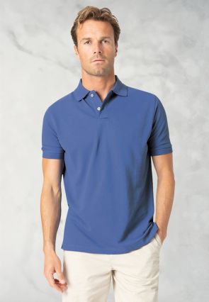 Milford Ocean Pure Cotton Pique Polo Shirt