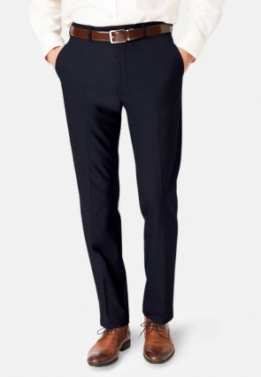 Tailored Fit Apollo Navy Machine Washable Suit Pants