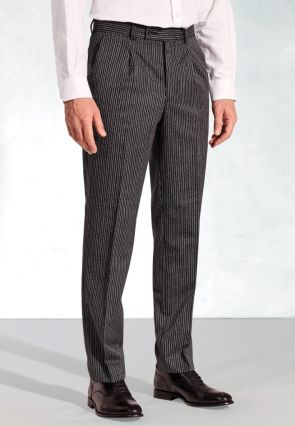 Regular Fit Morning Suit Striped Pants