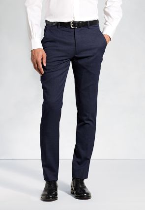 Tailored Fit Olney Air Force Blue Flannel Pants