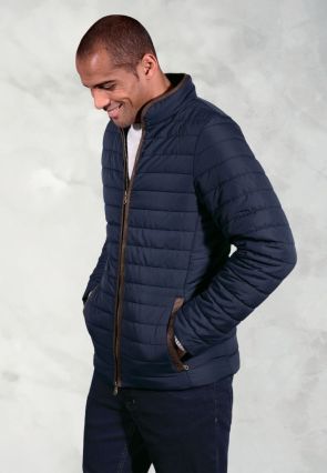Orlando Navy Quilted Puffer Jacket