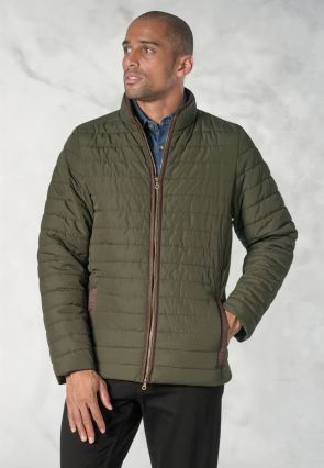 Orlando Olive Quilted Puffer Jacket