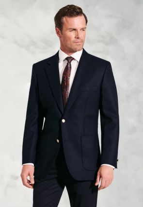 Regular Fit Oxford Navy Pure New Wool Blazer