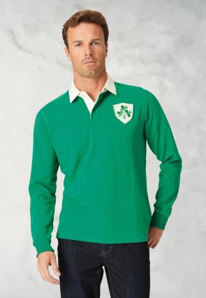 Ireland Heritage Pure Cotton Rugby Shirt