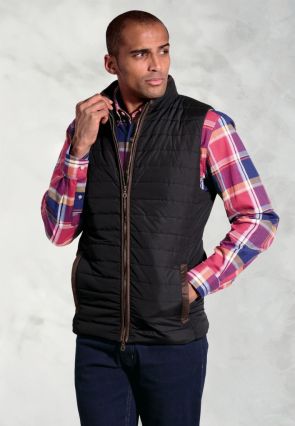 Tampa Black Quilted Puffer Vest