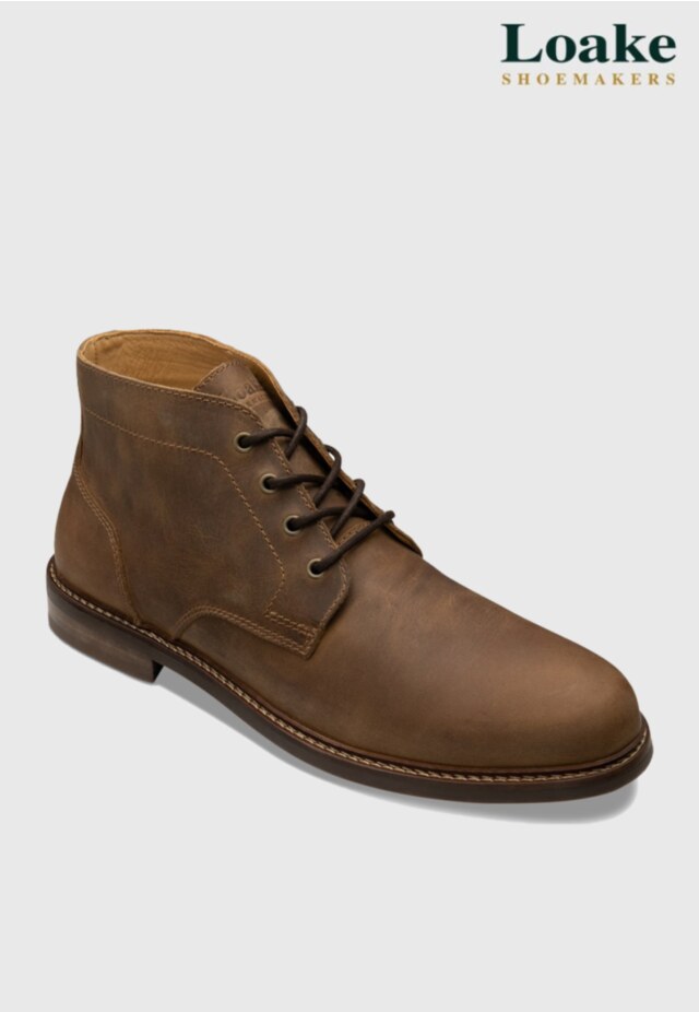 Loake Gilbert Brown Nubuck Chukka Boots