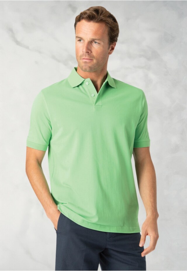Milford Apple Pure Cotton Pique Polo Shirt