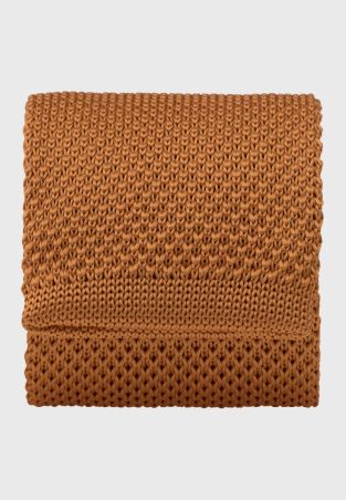 Mustard Knitted Tie