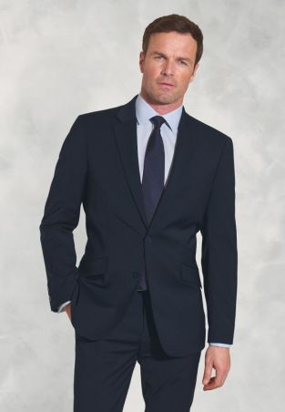 Tailored Fit Avalino Navy Suit Jacket