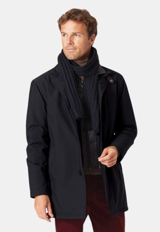 Bradshaw Navy Shortie Raincoat