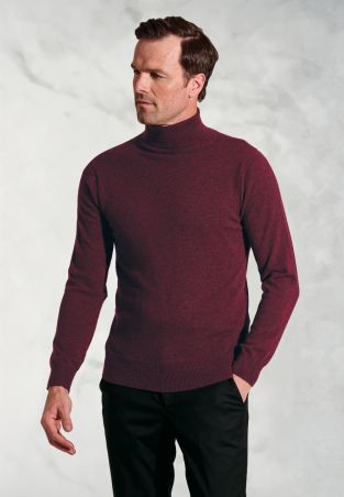 Shiraz Cashmere Roll Neck Jumper