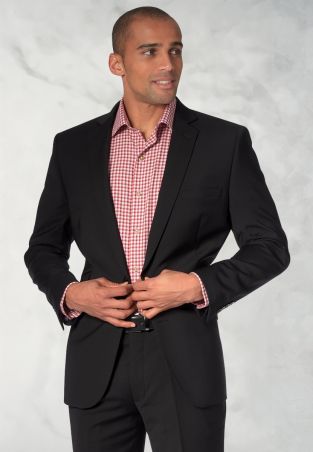 Tailored Fit Cassino Black Washable Suit Jacket