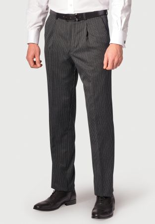Regular Fit Morning Suit Striped Pants