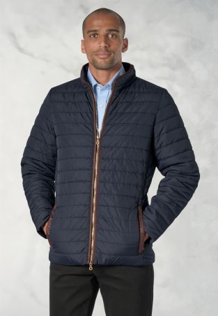 Orlando Navy Quilted Puffer Jacket
