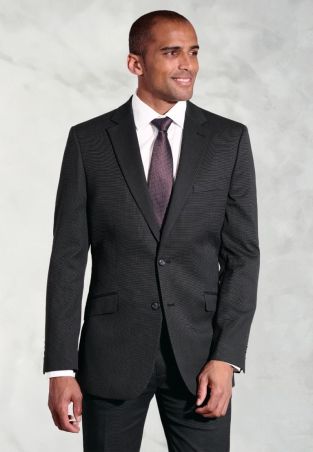 Tailored Fit Phoenix Charcoal Pin Dot Suit Jacket
