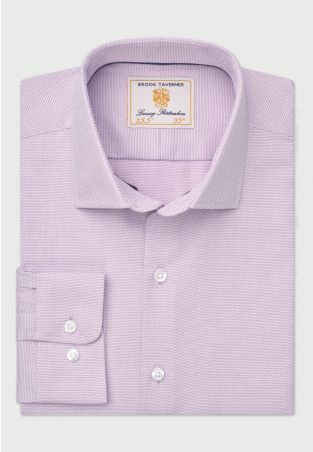 Regular Fit Lilac Dobby Shirt