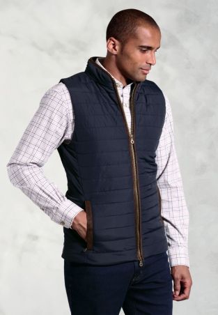 Tampa Navy Quilted Puffer Vest