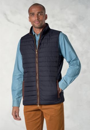 Tampa Navy Quilted Puffer Vest