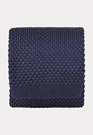 Navy Knitted Tie