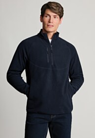 Ashton Navy Quarter Zip Core Fleece