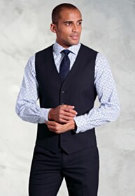 Tailored Fit Navy Vest