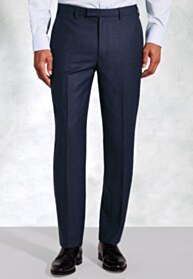 Tailored Fit Scott Navy Italian Wool Suit Pants