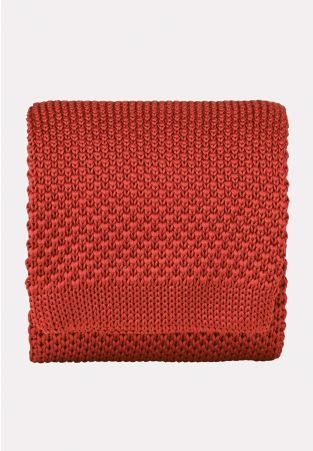 Tomato Knitted Tie