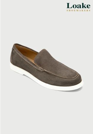 Loake Tuscany Anthracite Suede Loafers