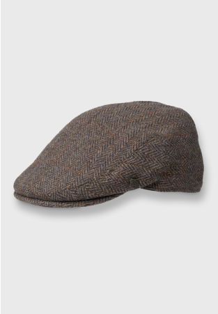 Olive Harris Tweed® Flat Cap
