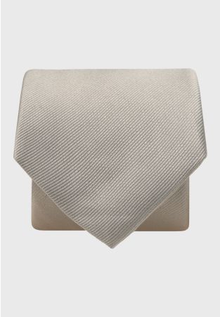 Champagne Twill Pure Silk Tie