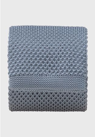 Sky Blue Knitted Tie