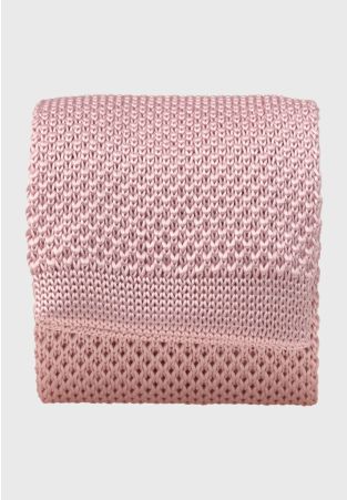 Pink Knitted Tie
