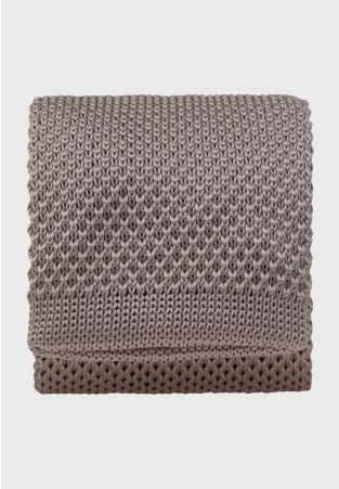 Taupe Knitted Tie