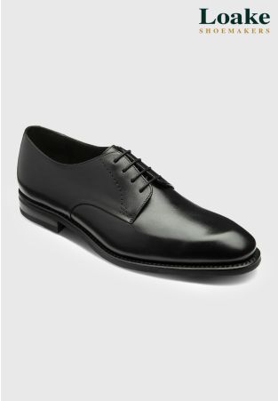 Loake Gosling Black Leather Brogue Shoes