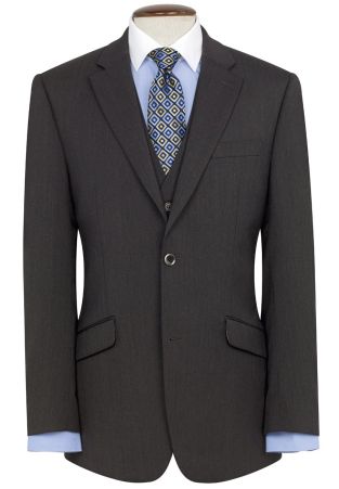 Tailored Fit Aldwych Charcoal Washable Suit - Vest Optional