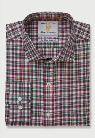Regular Fit Forest Check Cotton Shirt