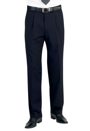 Regular Fit Imola Navy Wool Blend Suit Pants
