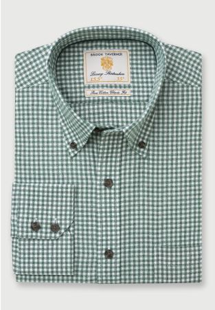 Regular Fit Fern Gingham Cotton Shirt