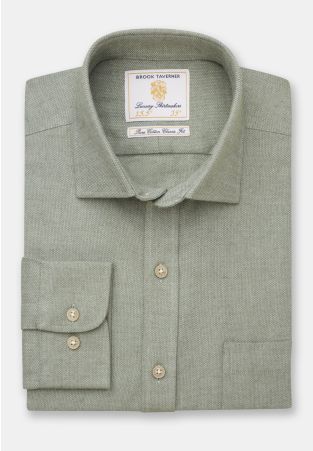 Regular Fit Fern Cotton Melange - Three Sleeve Lengths Available