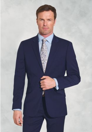 Tailored Fit Avalino Mid Blue Suit Jacket
