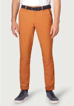 Regular Fit Barrington Orange Garment Washed Chinos