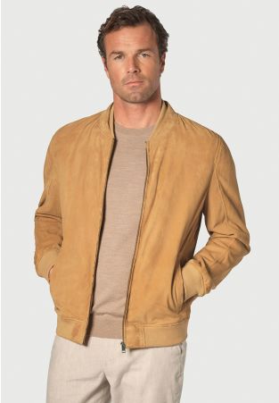 Blakey Tan Suede College Jacket