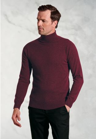 Shiraz Cashmere Roll Neck Jumper
