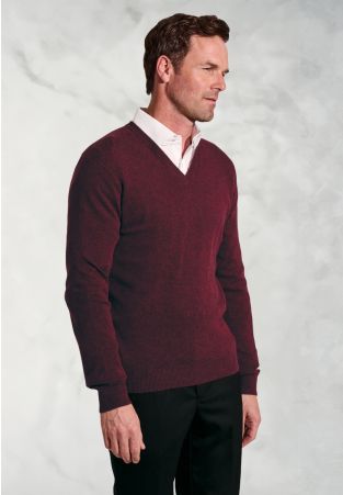 Shiraz Cashmere V-Neck Jumper