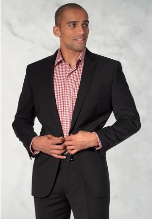 Tailored Fit Cassino Black Washable Suit Jacket