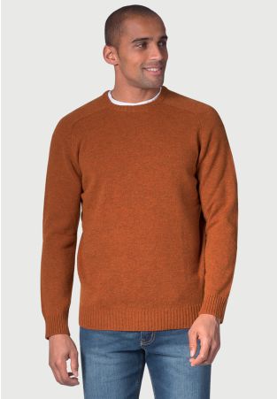 Charlbury Ember Lambswool Crew Neck Jumper