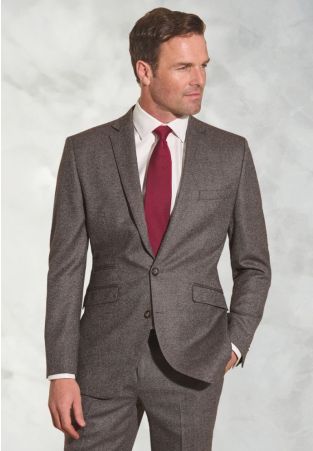 Tailored Fit Clifford Grey Donegal Wool Suit Jacket