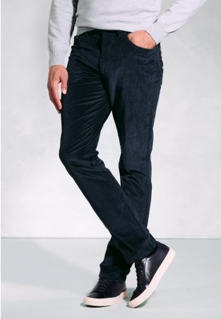 Tailored Fit Cunningham Navy Supima® Corduroy Jeans