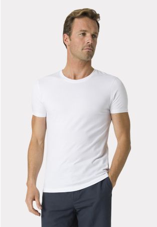 Dean Pure Cotton White T-Shirt